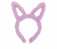 Purple Fuzzy Bunny Ears Headband by Mud Pie