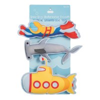 Set of Three Underwater Explore Dive Toys by Mud Pie