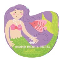 7" Mermaid and Fish Magnetic Puzzle Book by Mud Pie