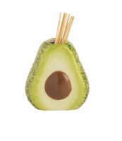 Ceramic Avocado Toothpick Holder With Toothpicks by Mud Pie