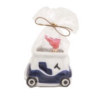 Ceramic Golf Cart Tooth Pick Holder by Mud Pie