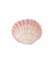 Small Coral Ceramic Dish by Mud Pie
