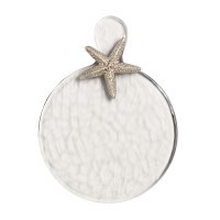 9" Clear Glass Starfish Board by Mud Pie