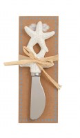 White Ceramic Starfish Spreader by Mud Pie