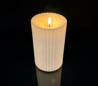 4" x 6.5" LED Ivory Outdoor Pillar