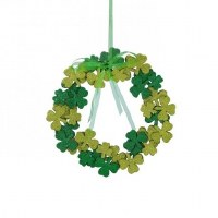 12" Shamrock Wreath