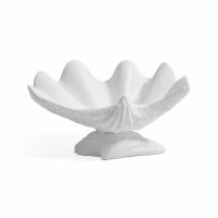 White Resin Shell Bow