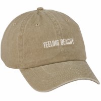 "Feeling Beachy" Tan Ball Cap