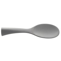 8" Gray Silicone Rice Spoon