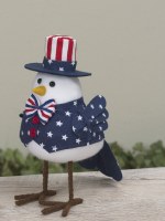 7" White Americana Bird