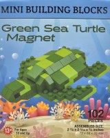 Sea Turtle Mini Building Blocks Magnet