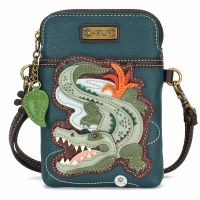 7" x 5" Aliigator Cellphone Crossbody Purse
