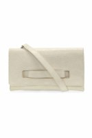5" x 10" Ivory Handle Crossbody Clutch