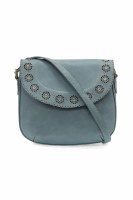7" x 9" Blue Daisy Flap Crossbody Purse