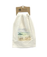 29" Sq "Sanibel Island" Sandpipers on Beach Kitchen Towel