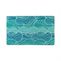 18" x 30" Blue Waves Cushion Mat