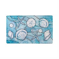 18" x 30" Blue Shells Cushion Mat