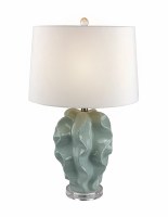 25" Blue Oceano Table Lamp