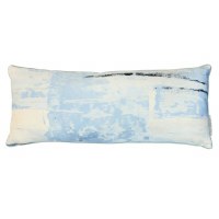 14" x 36" Light Blue Abstract Decorative Pillow