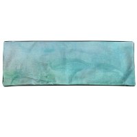 14" x 36" Blue and Green Abstract Decorative Pillow