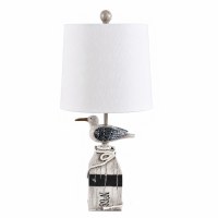 21" Gray Seagull Table Lamp
