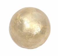 3.5" Gold Capiz Orb