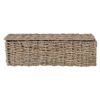5" X 12" Seagrass  Woven Three Compartment Box