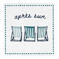 5" Sq Apres Sun Chair Beverage Napkins