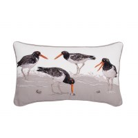 12" x 21" Oyster Catcher Decorative Coastal Indoor/Outdoor Lumbar Pillow
