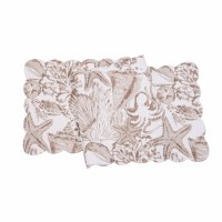 51" Barley Coast Shells Coastal Table Runner
