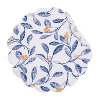 17" Round Laurelwood Placemat