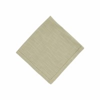 18" Green Hemstitch Fabric Napkin
