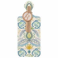 11.5" Azure Ivy Cutting Board With Spreader