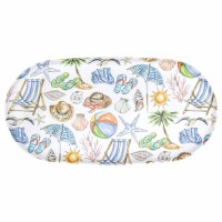 9" x 19" Oval Beach Day Melamine Platter