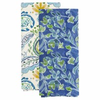 Set of Two Azure & Ivy Kitchen Towels