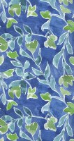 8" x 4" Blue Azure & Ivy Guest Towels