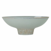 21" Light Blue and Beige Omaro Ceramic Bowl