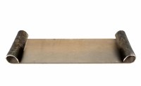 12" x 36" Gold Roll End Metal Tray