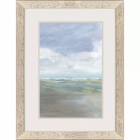 27" x 21" No Mountain Beach Framed Print