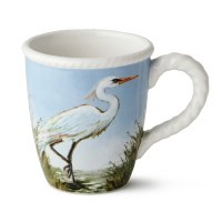 14 Oz White Egret Mug