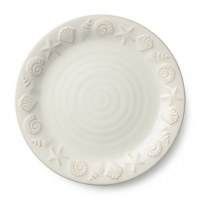 10.5" Cream Coastline Plate