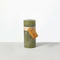 2" x 4" Moss Green Wax Pillar Candle