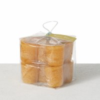 Set of 12 1.5" Brown Sugar Wax Votive Candles