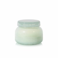 19 Oz Aloha Orchid Light Green Artisan Candle Jar