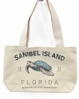 8" x 14" Sanibel Island Tote Bag