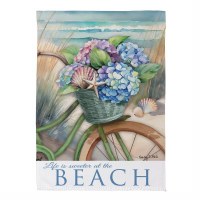 18" x 13" Mini "Life Is Sweet" Beach Bike Flag
