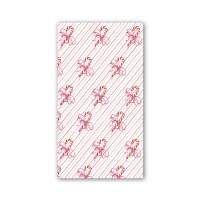 8" x 5" Peppermint Guest Towels