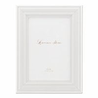 4" x 6" White Dome Photo Frame