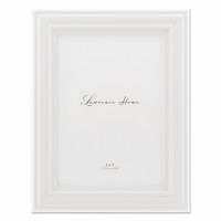 5" x 7" White Dome Photo Frame