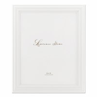 8" x 10" White Dome Photo Frame